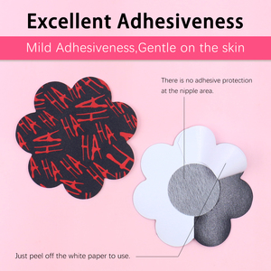 Cubiertas de pezón reactivo UV estilo punk oscuro desechable de múltiples formas <span class=keywords><strong>para</strong></span> mujer, ropa de fiesta <span class=keywords><strong>para</strong></span> discoteca - Product Image 2