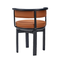 Chaise de salle à manger rotative moderne en bois massif, imperméable et écologique, mobilier de salle à manger d'hôtel
