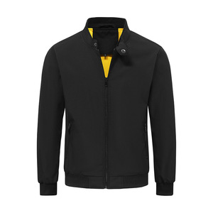 Chaqueta Bomber Gruesa Impermeable para Hombre con Cierre de Cremallera y Botones, Estilo Formal, Abrigo Informal para Suministro al por Mayor - Product Image 4