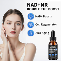 Complément Alimentaire OEM de Fibres Alimentaires NR Nicotinamide NAD+ avec Resvératrol Liquide Vitamines Soin de la Peau Supplément Liposomal Nad Nr Gouttes