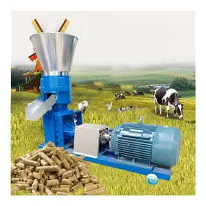 Hog farm feed processing granulator mini palletizer for animal food pelet making pallet animals feed pellet machine cattle