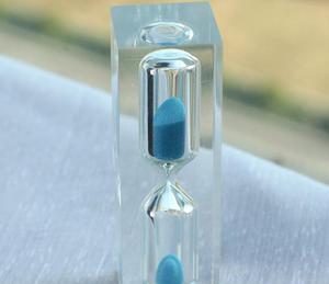 Clessidra Tradizionale da 5 Minuti in Vetro Infrangibile, Timer Creativo in Resina, Piccolo Regalo all'Ingrosso - Product Image 3