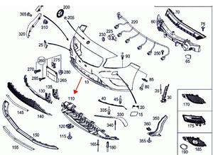 Protector de Parachoques Inferior para <span class=keywords><strong>Mercedes</strong></span> Benz Clase A 2012-2014 W176 <span class=keywords><strong>A180</strong></span> <span class=keywords><strong>2015</strong></span> - Product Image 3
