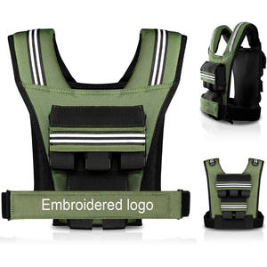 سترة أوزان بالجملة عالية الجودة قابلة للتعديل مخصصة للتدريب الرياضي للجنسين 10 كجم 12 كجم 16 كجم 20 كجم 30 كجم - Product Image 1