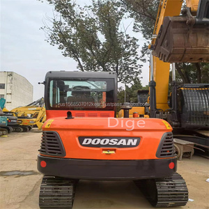 Mini excavadora sobre orugas Doosan DX60 usada con motor Original, sistema hidráulico de rendimiento fiable, bomba de caja de cambios, modelo 2023 - Product Image 5