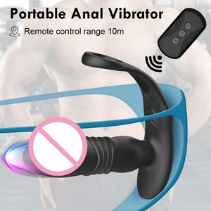 Masturbations-Massageprodukte Sexspielzeuge Kabellos Gesteuerter Vibrierender Analplug Analvibrator Vibrator-Hersteller - Product Image 3