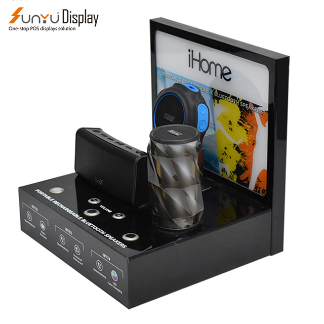 Sunyu New Custom Retail Store Shop Display Acrylic Sound Speaker Display Stand