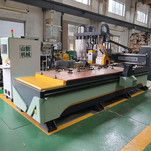 נתב <span class=keywords><strong>CNC</strong></span> בהתאמה אישית לריהוט/ארונות מעץ מלא, מנוע סרוו ושולחן ואקום עם תמסורת, קידוח צדדי - Product Image 1