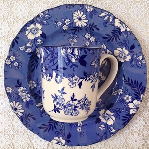 Britannique quatre couleurs émaillées JB Brothers série 8in assiettes à dîner en céramique plats tasses - Product Image 6