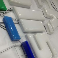 Letras LED RGB direccionables de fácil instalación, personalizadas, vívidas, multicolor, dinámicas, de acero inoxidable, impermeables IP67 para interiores, ¡en oferta!