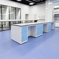 Banc d'Laboratoire Contemporain Entièrement en Acier SCEELAB Personnalisé pour Utilisation Commerciale dans les Ateliers, Hôpitaux et Écoles