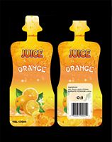 Pochette de 100 ml de forme unique pour yaourt, jus de fruits et autres boissons, qualité alimentaire, personnalisable, stérilisable