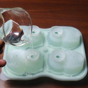 Animal Shape Silicone Ice Cube Mold BPA Free <strong>Owl</strong> Silicone Ice Grid Flexible Easy Release Silicone Ice Cube Tray Mold - Product Image 3