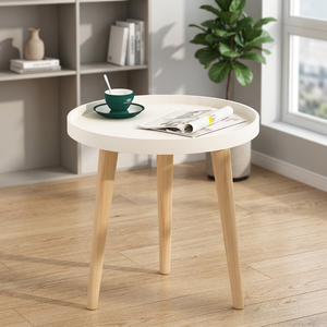 Modern Eco-Friendly Wooden Multifunctional Side & Dining <b>Table</b> with Removable Coffee <b>Table</b> Top Living Room Furniture - Product Image 5