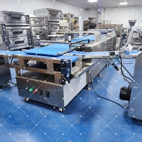 Chine Commercial automatique croissant formant la ligne de production de pain faire de la machine fabricant équipement complet de boulangerie à vendre