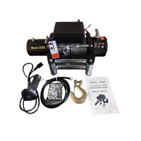 Treuil électrique en promotion 2000-13500LBS 12V/24V avec câble en acier inoxydable et télécommande pour automobile