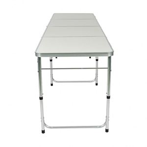 <b>Outdoor</b> Portable Aluminum Alloy <b>Folding</b> <b>Table</b> for Camping Picnic Courtyard Dining - Product Image 2