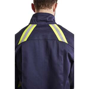 BLAKLADER-Chaqueta de soldadura 480115018933M Azul marino/Amarillo-EAN 7330509569313 ROPA DE TRABAJO RESISTENTE A LLAMAS - Product Image 4