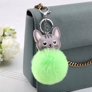 Porte-clés en peluche en forme de chaton mignon et coloré, porte-clés adorable pour la décoration - Product Image 5