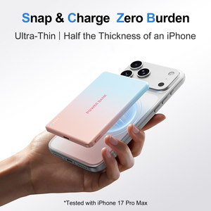 <span class=keywords><strong>Prix</strong></span> <span class=keywords><strong>d</strong></span>'usine, mini <span class=keywords><strong>batterie</strong></span> externe magnétique 5000 mAh, portable, charge rapide sans fil 15 W, Power Bank <span class=keywords><strong>pour</strong></span> iPhone et Android - Product Image 4