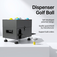 Mesin Dispenser Bola Golf Portabel Tahan Lama JEX JEX002 Kelas Atas dengan Alas Logam untuk Lapangan Golf, Desain Warna Dapat Disesuaikan, Harga Terjangkau