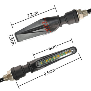 Tira de luces LED para motocicleta Sx, modelo universal de 12V, mango suave, a prueba de golpes, antivibración - Product Image 4