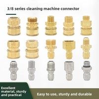 Connecteur rapide haute pression 3/8 M22/M18/M14 14*1.5 pour pistolet à eau de nettoyage de voiture