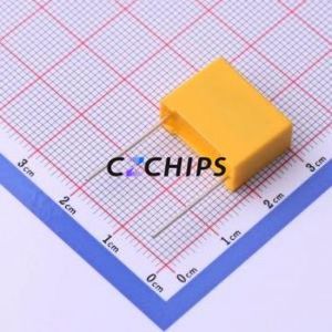 ตัวเก็บประจุฟิล์มโพลีโพรพิลีน (CBB) รุ่น PC104J2J1503 แบบ Through Hole (THT), ระยะขา P=15 มม. ความจุ 100nF ความคลาดเคลื่อน 5% แรงดัน 630V - Product Image 2