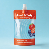 Bolsa con Boquilla de 100ml, 200ml, 500ml para Envasado de Líquidos, Jugos, Aceite de Oliva y Bebidas, MOQ Bajo