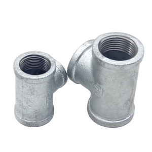 Accesorios de tubería <span class=keywords><strong>tee</strong></span> <span class=keywords><strong>90</strong></span> grados galvanizado 3/4 ''1/2'' DIN hilo con cuentas <span class=keywords><strong>tee</strong></span> para materiales de fontanero - Product Image 1