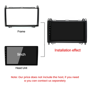 9 pollici Android Carplay 2 + 32G Android Auto lettore multimediale senza fili per Benz B200 W169 W245 W639 telaio Autoradio amplificatore - Product Image 5