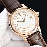 Montre mécanique automatique de luxe ultra-fine pour homme, mouvement importé 9015, acier inoxydable, aiguilles, diamètre 40 mm, 8 mm
