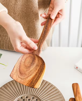 Lot de 7 ustensiles de cuisine miniatures uniques LOMATO en bois, cuillères et spatules écologiques sans BPA pour la vente en gros