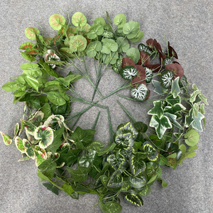 Feiyu Craft <b>Flower</b> Factory Artificial Plant 7-Forked Sweet Potato Begonia Greenery For Indoor <b>Wall</b> Decoration - Product Image 3