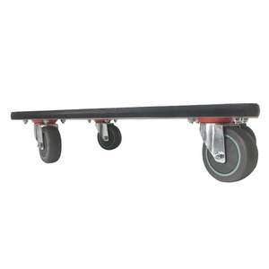 300kgs Heavy Load Plywood Furniture Mover <strong>Dolly</strong> Cart Platform Safety Design Arc Edge Wrapping Four-<strong>Wheel</strong> Plywood Move - Product Image 3