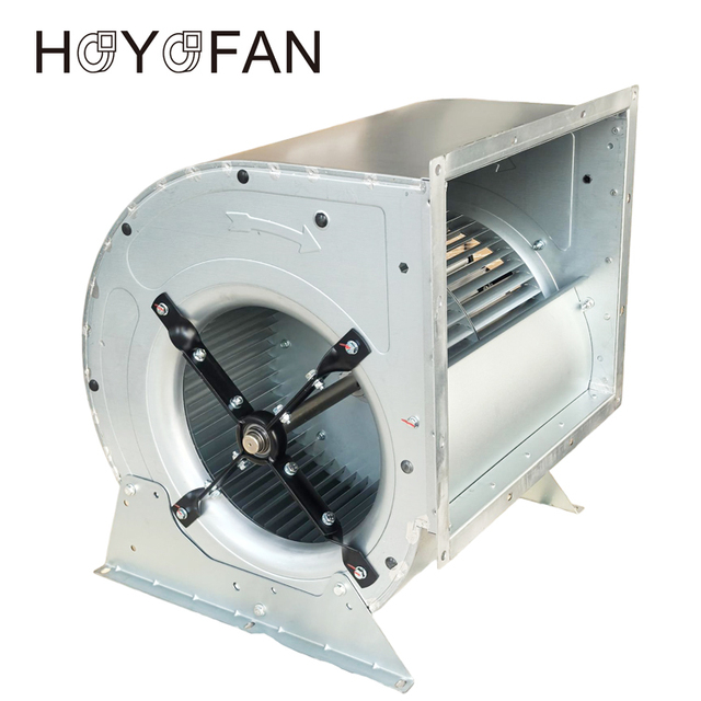 LKZ DTM 15-15-1500W-6P 3-phase 1500W 6P Centrifugal Double-inlet Fans with Direct Motor & Impeller with Forward-facing Blades
