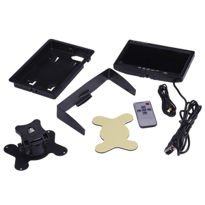 หน้าจอ TFT LCD HD ขนาด 7 นิ้ว 12v 24v สำหรับเครื่องเล่นทีวี กระจกมองหลัง พร้อมโลโก้แบบซิลค์ สั่งทำได้ สำหรับรถบรรทุก รถบัส - Product Image 4