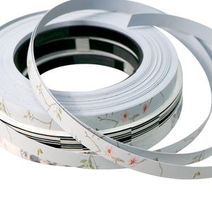 Campione gratuito di personalizzazione all'ingrosso autoadesiva eco-friendly resistente all'acqua legno colore <span class=keywords><strong>PVC</strong></span> bordo fascia per porte armadi - Product Image 5