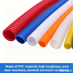 Tubería de PVC Corrugada para Cableado Eléctrico, Resistente al Fuego, Impermeable y al Aceite, para Protección de Cables en Interiores y Exteriores - Product Image 4