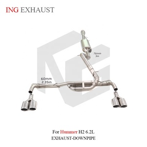 Système d'échappement personnalisé en acier inoxydable ING pour <span class=keywords><strong>Audi</strong></span> A3 S3 <span class=keywords><strong>RS3</strong></span> 8V Berline <span class=keywords><strong>Sportback</strong></span>, système Catback haute performance à flux élevé avec quatre sorties - Product Image 4