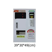Comptoir de bar compact, changeur de jetons automatique 24h/24, accepteur de billets de table, double affichage LED, machine à monnaie verrouillable de petite taille