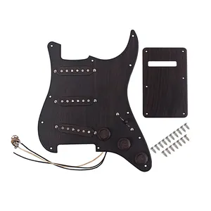 Prewired-Loaded SSS Pickguard Alnico V Pickups for Strat Guitar