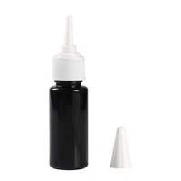 10ml 20ml 30ml 50ml 100ml bouteille en PET noir avec capuchon torsadé couvercle de bec