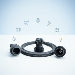Support de lampe <span class=keywords><strong>E27</strong></span> extérieur <span class=keywords><strong>noir</strong></span> en plastique étanche pour câble plat, support de base de lampe à vis <span class=keywords><strong>E27</strong></span> pour éclairage en guirlande IP44 - Product Image 1