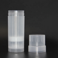 Conteneur de déodorant transparent écologique vide, 30 ml/60 ml, tube de déodorant à visser pour emballage cosmétique