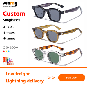 Gafas de Sol Cuadradas con Marco de PC Sunray, Lentes de PC No Polarizadas con Protección UV400, Unisex, Logotipo Personalizado, Suministro al por Mayor OEM, Gafas de Sol de Moda para Exteriores - Product Image 2