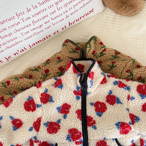 Abrigo Acolchado de Terciopelo y Algodón para Niñas, Estilo Coreano, Otoño-Invierno, D908 - Product Image 3