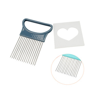 DTK Nouveau Design Ustensile De Cuisine En Acier Inoxydable Hachoir À Légumes <span class=keywords><strong>Coupe</strong></span>-<span class=keywords><strong>Oignon</strong></span> <span class=keywords><strong>Fleur</strong></span> D'<span class=keywords><strong>oignon</strong></span> <span class=keywords><strong>Coupe</strong></span> - Product Image 3