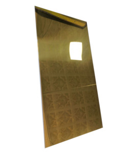 Placa de <span class=keywords><strong>Aluminio</strong></span> Dorada de Alta Reflectividad para Sublimación, A4, con Logotipo Personalizado, Regalos Promocionales, Placa de <span class=keywords><strong>Aluminio</strong></span> con Recubrimiento LED DC - Product Image 2