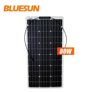 Bluesun güneş esnek paneller 50w 60w 80w güneş paneli modülü esnek güneş pili